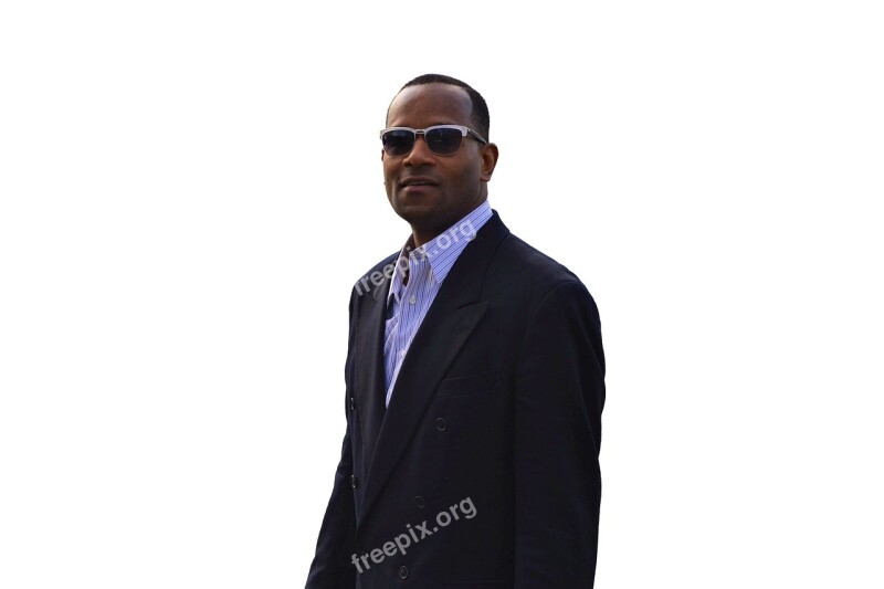 Man Isolated Model White Backdrop White Background