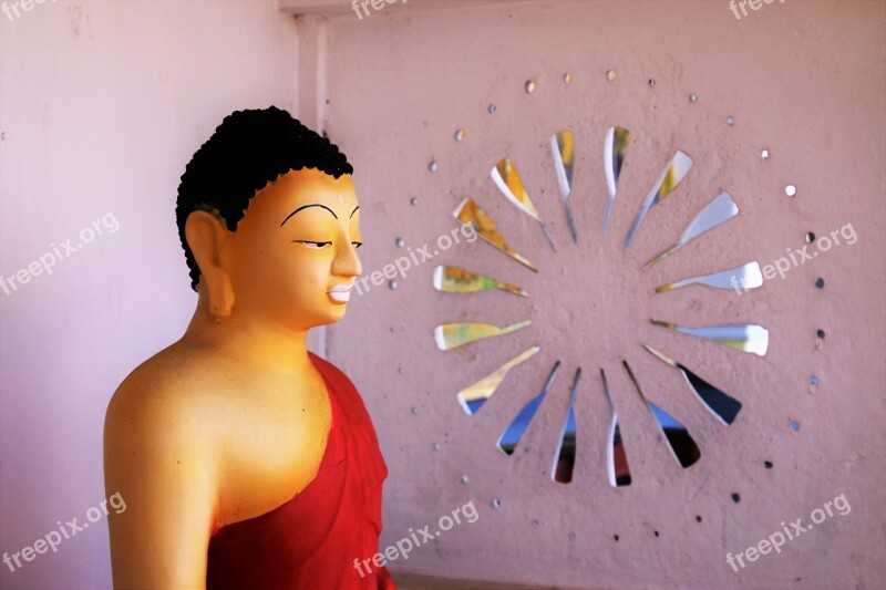 Buddha One Meditation Portrait Facial Expression