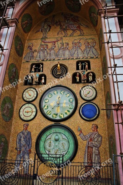 The Astronomical Clock Olomouc Monument Architecture Czech Republic