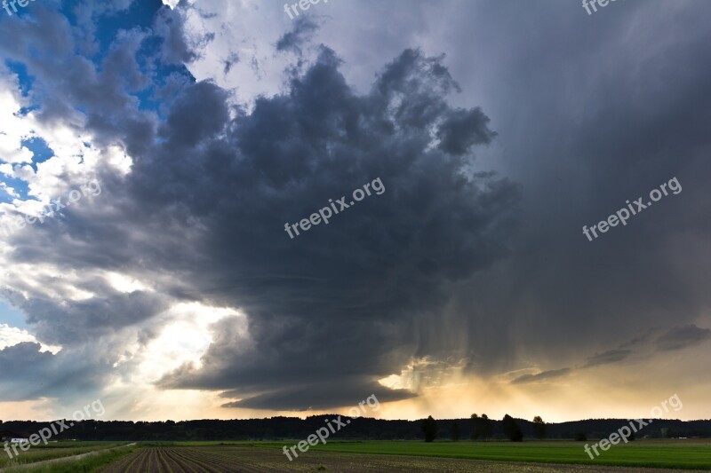 Super Cell Lp-super Cell Thundercloud Cumulonimbus Storm Hunting