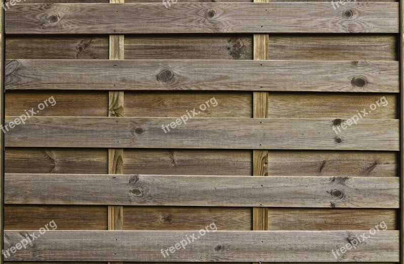 Wood Privacy Fence Element Boards Battens