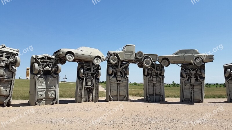 Travel Carhenge Tourism Nebraska Free Photos