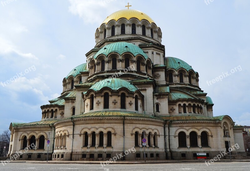 Alexander Nevsky Cathedral Sofia Bulgaria Church Europe