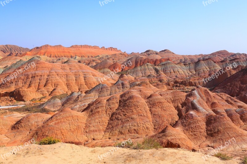 Desert Nature Landscape Rock Canyon