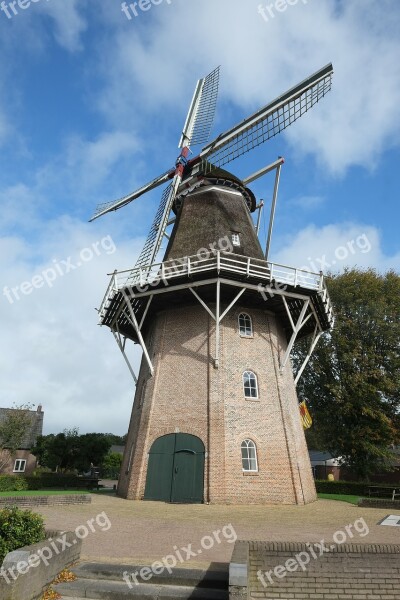 Wind Mill Architecture Travel Old Free Photos