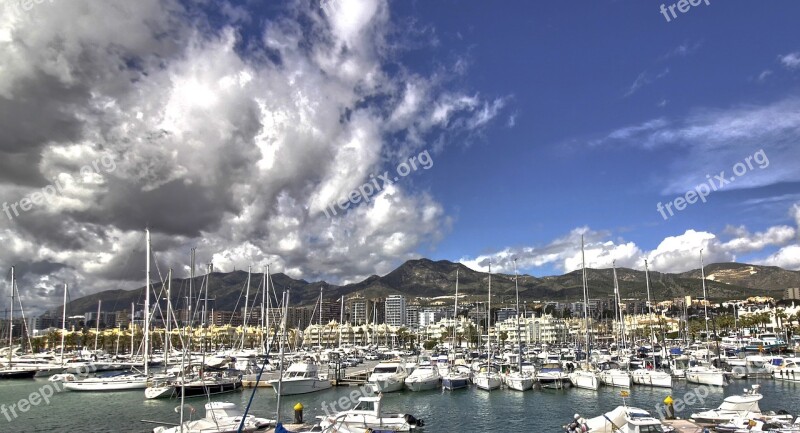 Benalmádena Marina Puerto Marina Costa Del Sol Panoramic