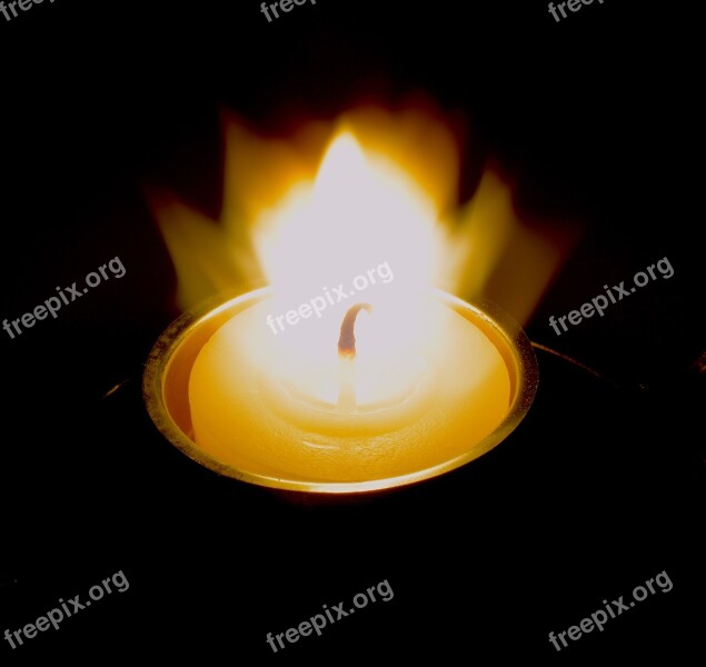 Flare-up Candle Warm Brand Candlelight