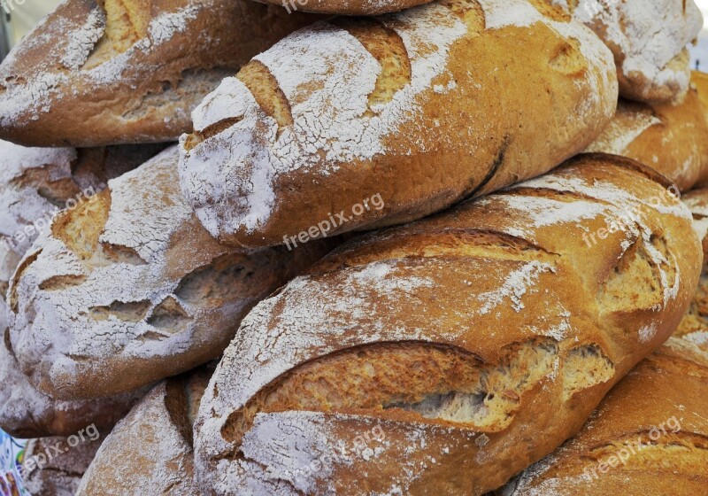 Bakery Loaf Eating Bread Free Photos