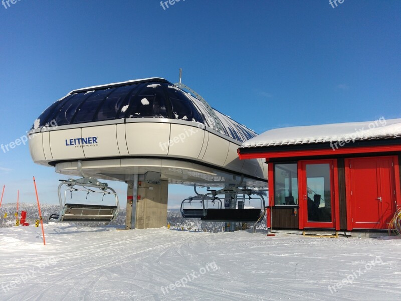 Snow Winter Outdoors Travel Lift