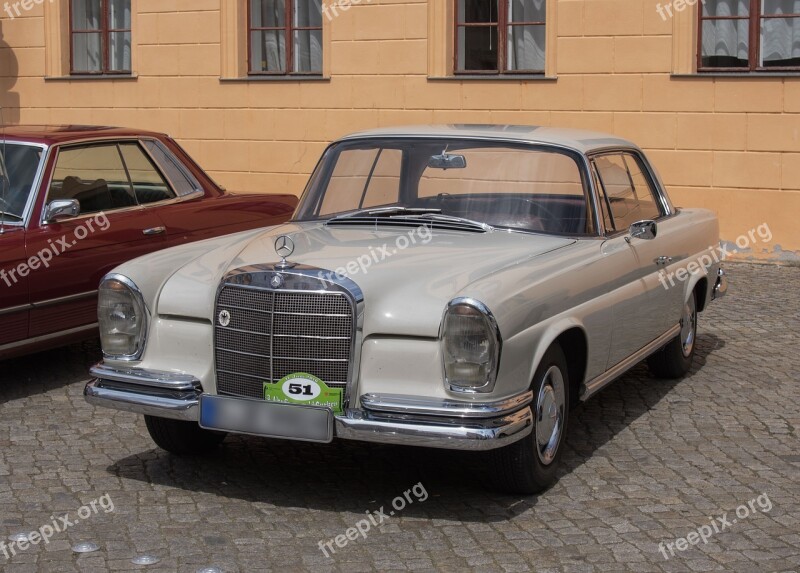 Auto Mercedes Coupe Oldtimer Vehicle