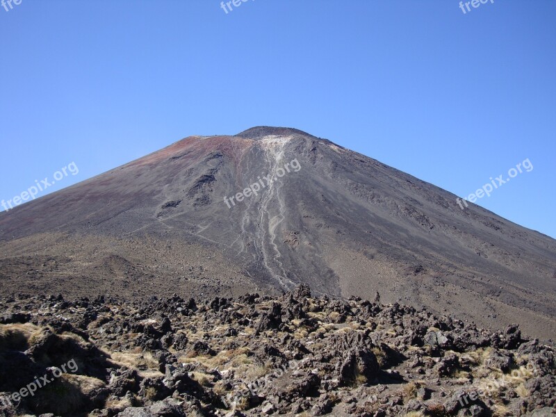 Volcano Landscape Nature The Dome Of The Sky Free Photos