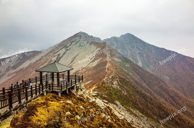 Taibaishan The Scenery China Mountain Landscape