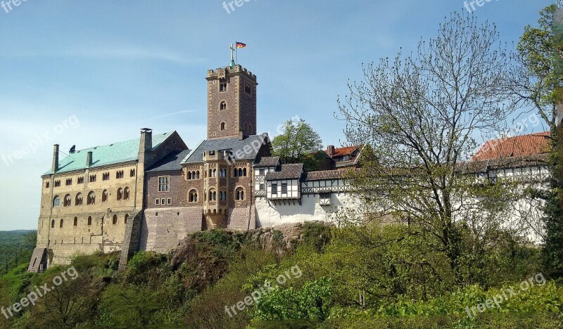 Wartburg Castle Eisenach Luther Thuringia Germany Cultural Heritage