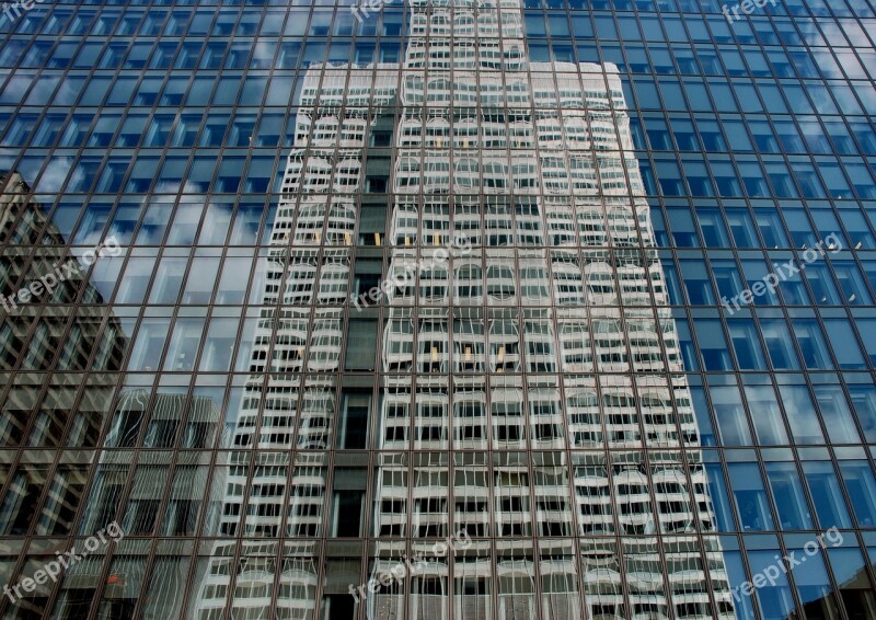 Montreal Skyscraper Cityscape Buildings Building