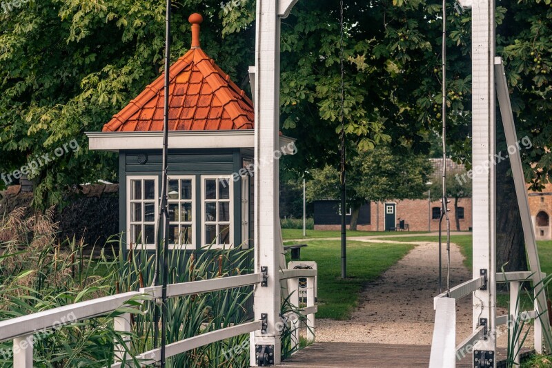 Bridge Building Architecture Historical Drawbridge