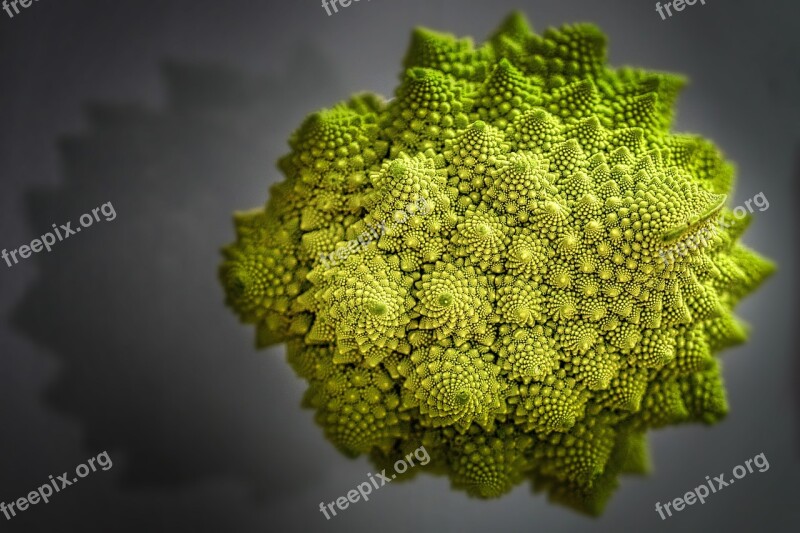 Romanesco Cauliflower Vegetables Healthy Green