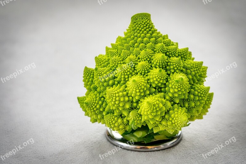 Romanesco Cauliflower Vegetables Healthy Green