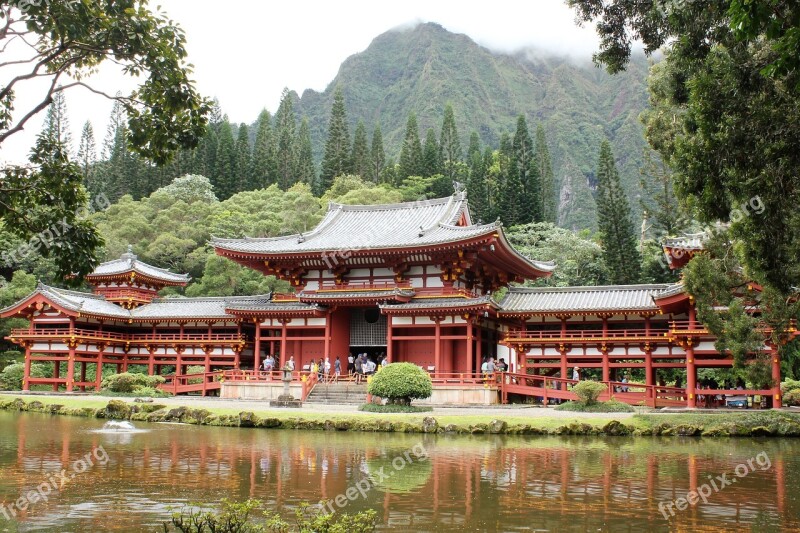 Hawaii Byodo-in Buddhism Culture Travel