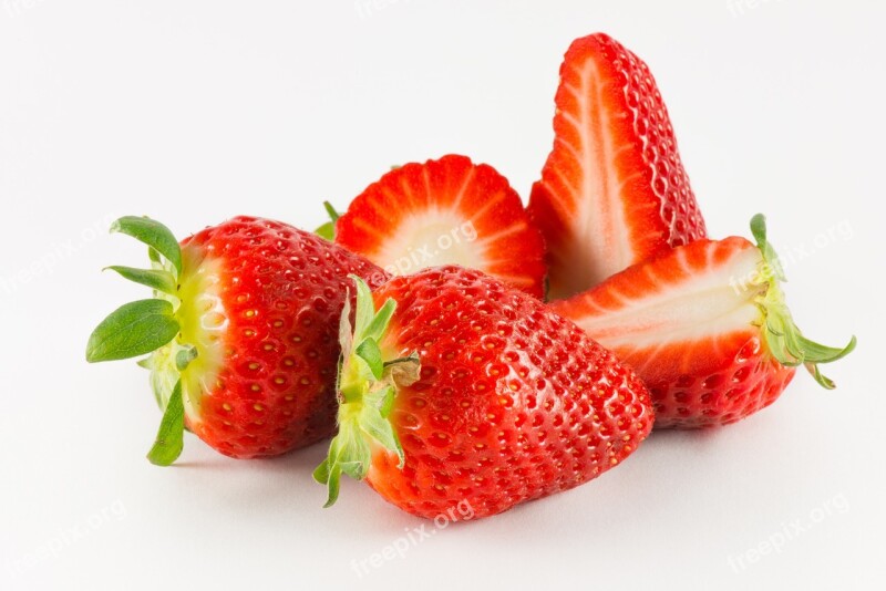 Strawberries Fruit Food Red Sweet