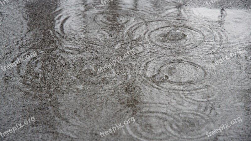 Rain Water Wave Splash Ripple Liquid