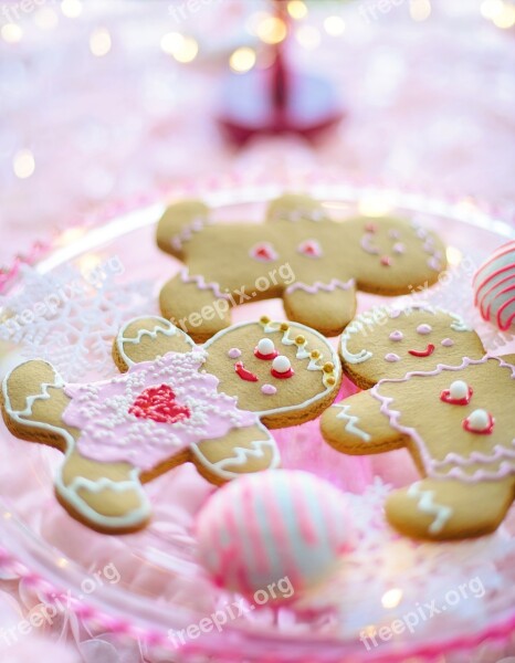 Gingerbread Men Women Cookies Christmas Valentine's Day