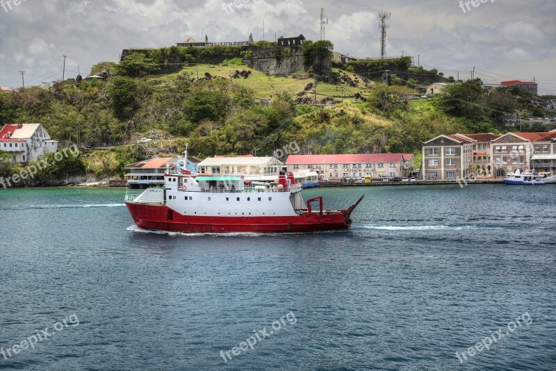 Ocean St Lucia Grenada Carribean Boat