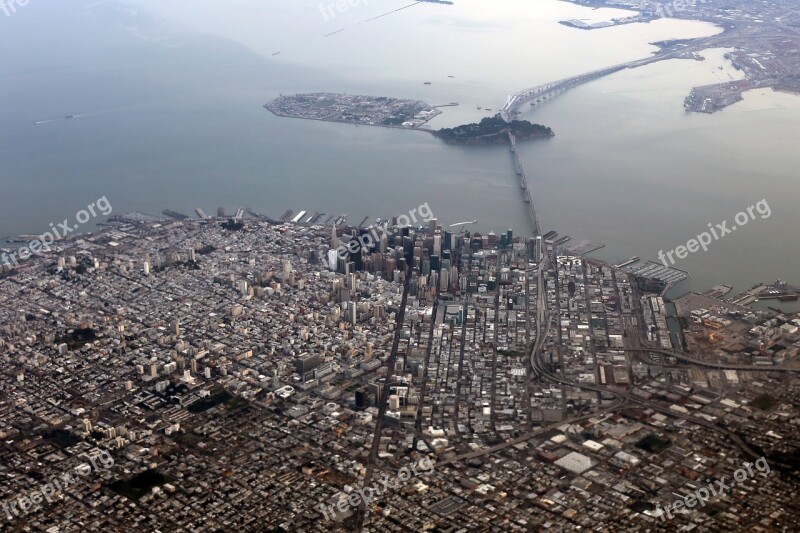 San Francisco Aerial Bay Area City Landscape