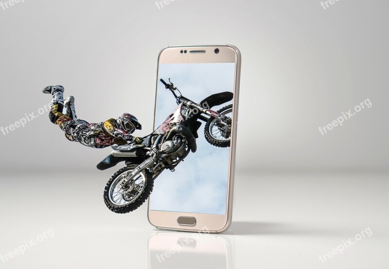 Motorcycle Photoshop Smartphone Cellular Edition