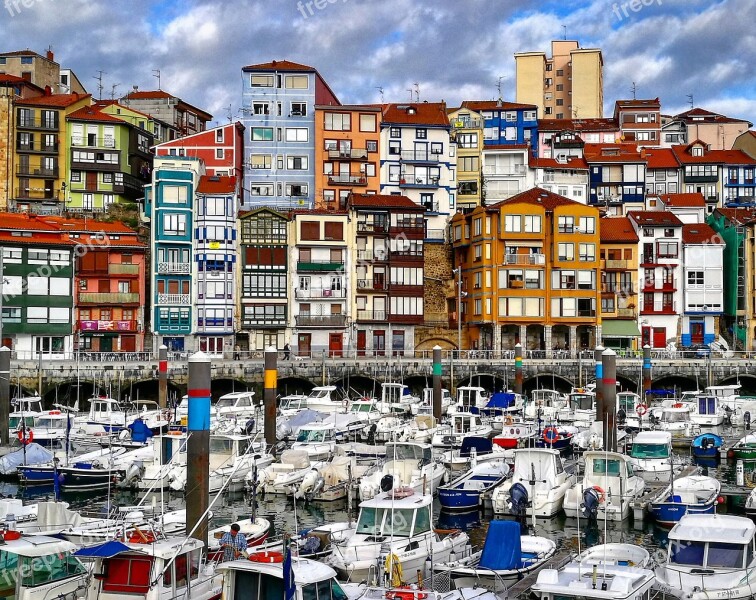 Bermeo Port Fishing Boat Free Photos