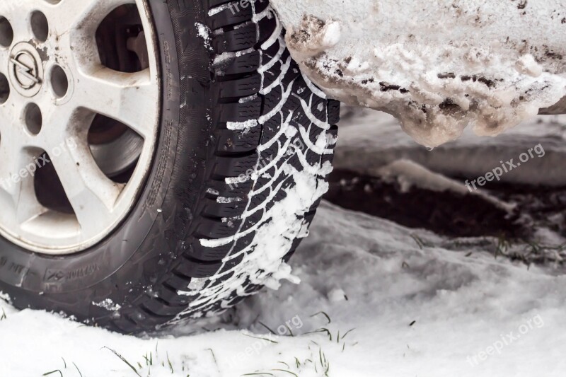 Winter Snow Frost Car Tire