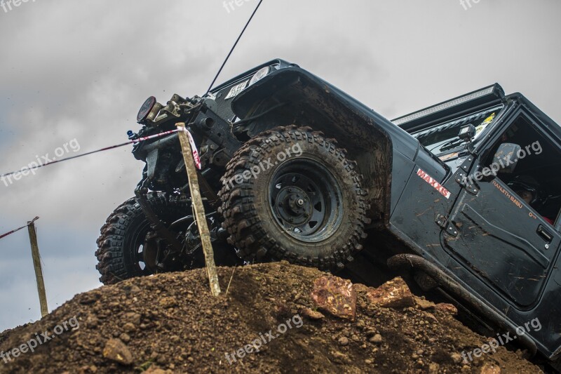 Dirt Road Off-road Vehicle Car Mud Desert