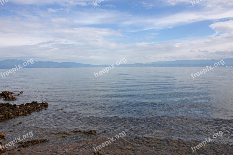 Croatia Vacations Sea Sky Clouds