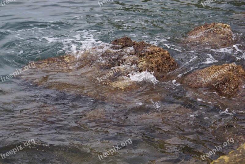 Sea Onda Rocks Water Nature