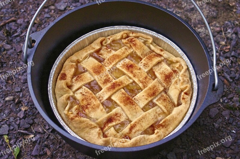 Dutch Oven Apple Pie Camp Cooking Dutch Oven