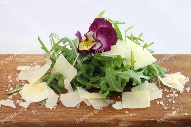 Rocket Salad Parmesan Food Meal