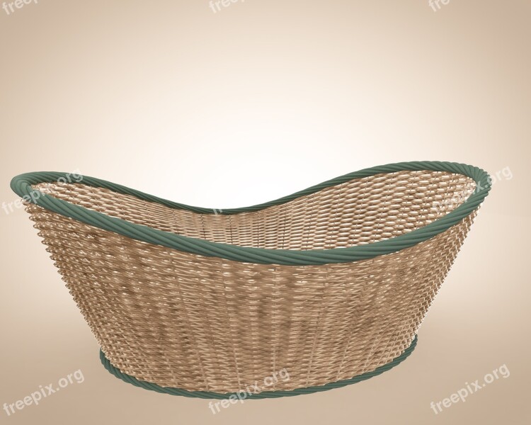 Basket Wicker Basket Wicker Osterkorb Basket Ware