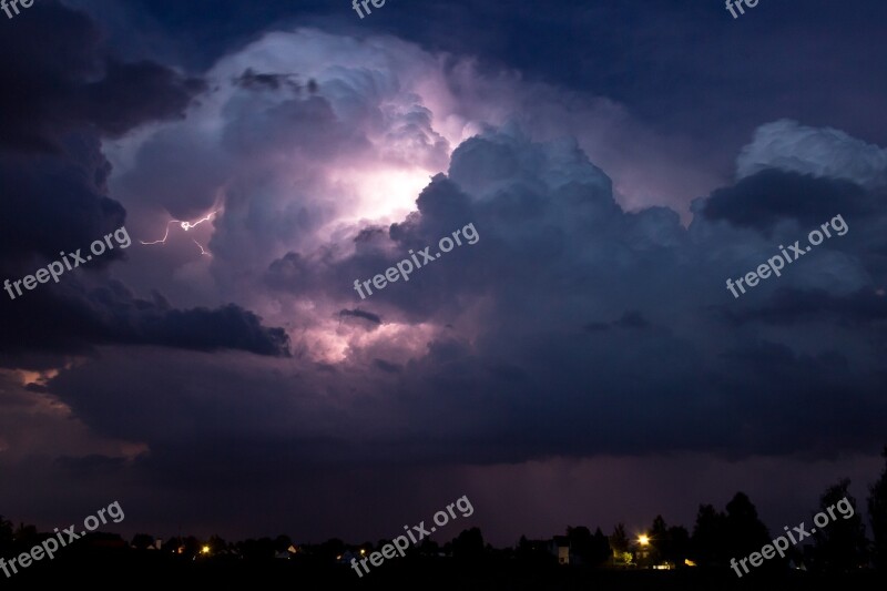 Cumulonimbus Storm Hunting Meteorology Thunderstorm Storm