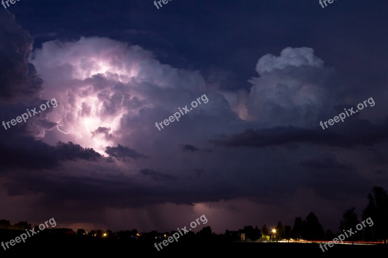 Cumulonimbus Storm Hunting Meteorology Thunderstorm Storm