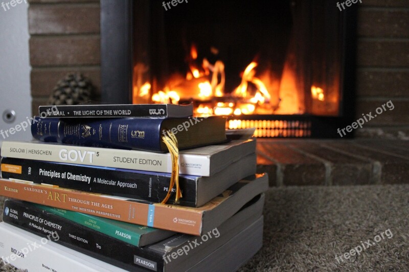 Heat Fireplace Flame Study Homework