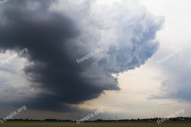 Cumulonimbus Storm Hunting Meteorology Thunderstorm Storm