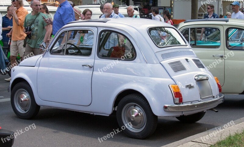 Auto Fiat Oldtimer Vehicle Small Car