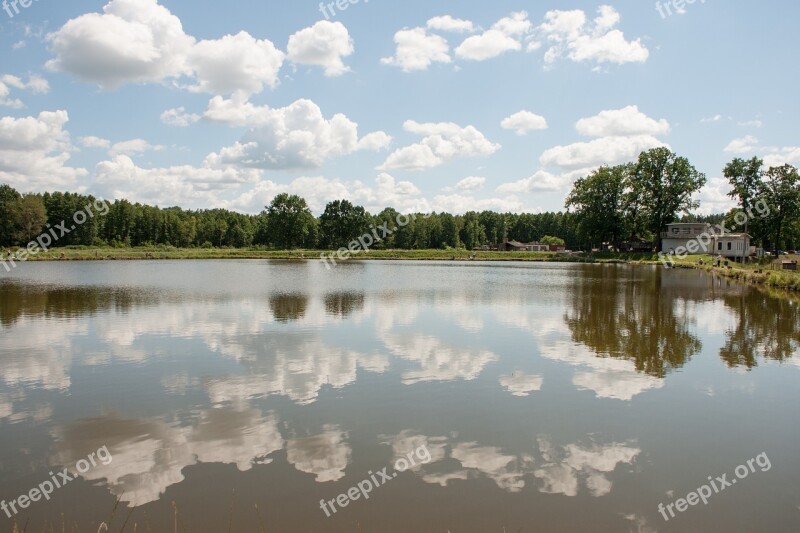 The Wave Is Reflected Monolithic Part Of The Waters Lake Nature Free Photos