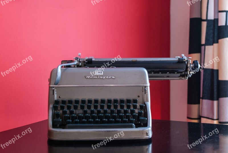 Contemporary Interior Typewriter Office Free Photos