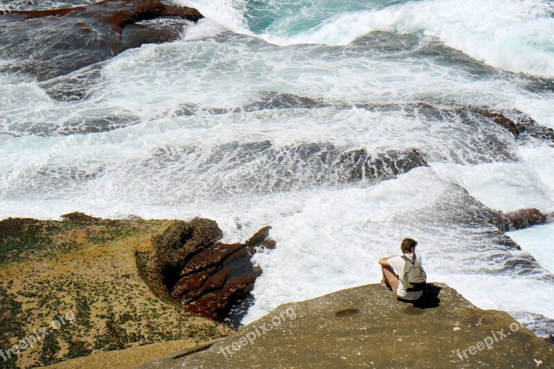 Water Nature Sea Surf Rock