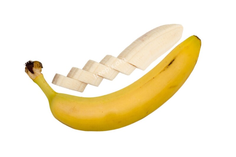 Banana Isolated Food Health Nutrition