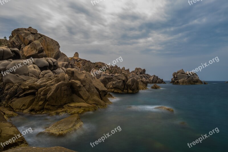 Waters Nature Coast Rock Sea