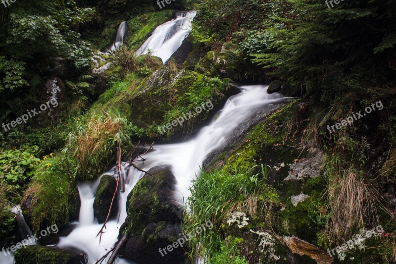 Waters Waterfall River Nature Cascade