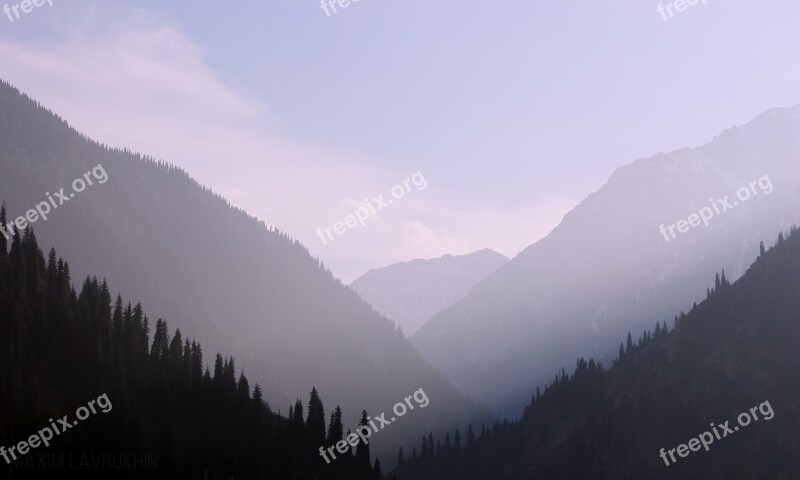 Mountains Nature Panoramic Outdoors Landscape