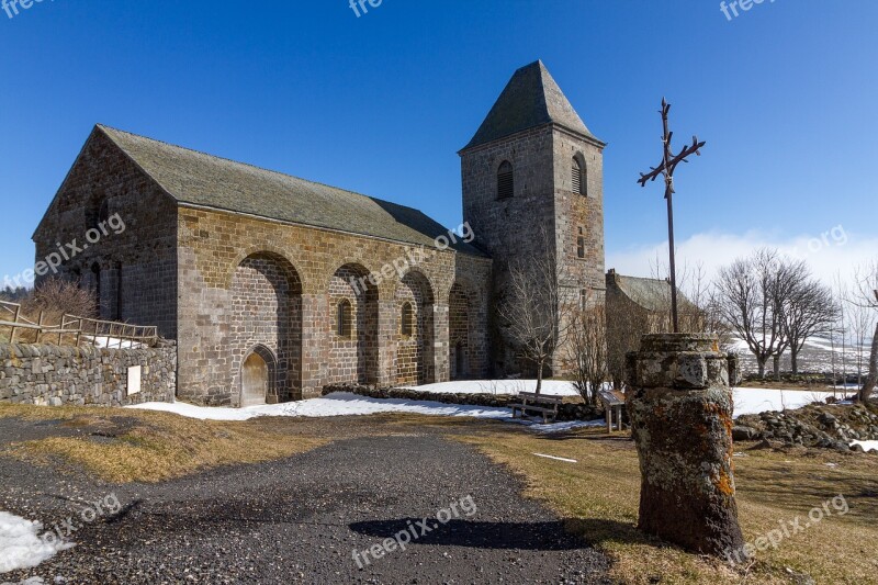 Architecture Church Religion Outdoor Aubrac