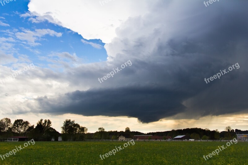 Super Cell Lp-super Cell Thunderstorm Nature Atmospheric